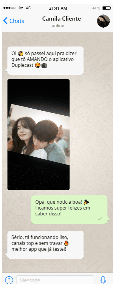 feedback cliente dorama