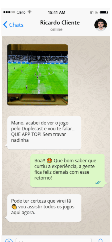feedback cliente